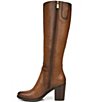 Color:Cider Spice Wide Calf - Image 5 - Kalina Wide Calf Leather Tall Shaft Boots