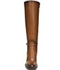 Color:Cider Spice Wide Calf - Image 6 - Kalina Wide Calf Leather Tall Shaft Boots