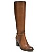 Color:Cider Spice Wide Calf - Image 1 - Kalina Wide Calf Leather Tall Shaft Boots