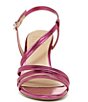 Color:Fuchsia - Image 6 - Kimberly Strappy Metallic Leather Dress Sandals