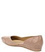 Color:Vintage Mauve - Image 4 - Kristin Snake Print Leather Pointed Toe Dress Flats