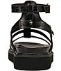 Naturalizer Lexie Croco Embossed Leather Platform Gladiator Sandals - Image 3