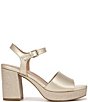 Naturalizer Lilly Metallic Ankle Strap Platform Dress Sandals - Image 2