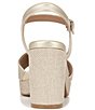 Naturalizer Lilly Metallic Ankle Strap Platform Dress Sandals - Image 3