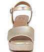 Naturalizer Lilly Metallic Ankle Strap Platform Dress Sandals - Image 6