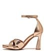 Naturalizer Lizbeth Metallic Leather Ankle Strap Dress Sandals | Dillard's