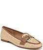 Color:Warm Tan - Image 1 - Lola Straw Buckle Detail Loafers