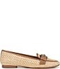 Color:Warm Tan - Image 2 - Lola Straw Buckle Detail Loafers