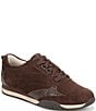 Naturalizer Lorena Suede Snake Print Accent Sneakers - Image 1