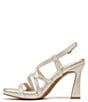 Naturalizer Luisa Strappy Metallic Leather Dress Sandals | Dillard's