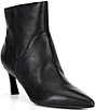 Naturalizer Mabel Leather Pointed Toe Ankle Booties - Image 1