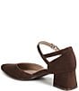 Naturalizer Maddox Suede Ankle Strap Pointed Toe Pumps - Image 4