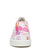 Color:White Fabric - Image 6 - Marianne 2.0 Floral Print Platform Slip-On Sneakers