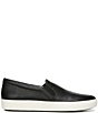 Color:Black - Image 2 - Marianne Perforated Leather Slip-On Sneakers