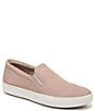 Color:Mauve - Image 1 - Marianne Perforated Leather Slip-On Sneakers