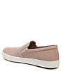 Color:Mauve - Image 4 - Marianne Perforated Leather Slip-On Sneakers
