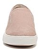 Color:Mauve - Image 6 - Marianne Perforated Leather Slip-On Sneakers