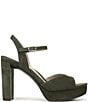 Naturalizer Marigold Suede Ankle Strap Platform Block Heel Sandals - Image 2
