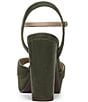 Naturalizer Marigold Suede Ankle Strap Platform Block Heel Sandals - Image 5