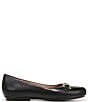 Color:Black - Image 2 - Maxwell Chain Bit Leather Casual Ballet Flats