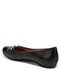 Color:Black - Image 4 - Maxwell Chain Bit Leather Casual Ballet Flats