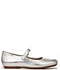 Color:Silver - Image 2 - Maxwell Mary Jane Leather Ballet Flats