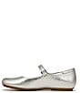 Color:Silver - Image 5 - Maxwell Mary Jane Leather Ballet Flats