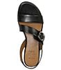 Naturalizer Meesha Leather Banded Buckle Detail Slingback Sandals ...