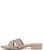 Color:Warm Fawn Tan - Image 5 - Misty Suede Slip On Ornament Casual Sandals