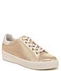 Color:Gold Leather - Image 1 - Morrison 2.0 Metallic Leather Sneakers
