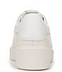 Color:Warm White - Image 3 - Morrison Leather Logo Platform Sneakers