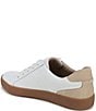 Color:White/Tan - Image 4 - Morrison Leather Suede Gum Sole Sneakers