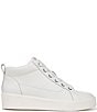 Color:White - Image 2 - Morrison Mid Leather Platform Sneakers
