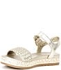Naturalizer Neila Woven Leather Ankle Strap Espadrille Platform Sandals - Image 4