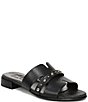 Naturalizer Niche Leather and Stud Slide Sandals - Image 1