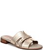 Naturalizer Niche Metallic Leather and Stud Slide Sandals - Image 1