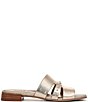 Naturalizer Niche Metallic Leather and Stud Slide Sandals - Image 2