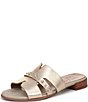 Naturalizer Niche Metallic Leather and Stud Slide Sandals - Image 6