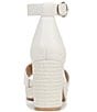 Color:Warm White - Image 3 - Pearlyn Leather Ankle Strap Platform Sandals