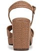 Naturalizer Petra Raffia Ankle Wrap Platform Dress Sandals - Image 5