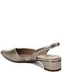 Naturalizer Rhett Metallic Leather Pointed Toe Slingback Pumps - Image 4
