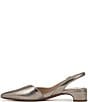 Naturalizer Rhett Metallic Leather Pointed Toe Slingback Pumps - Image 5
