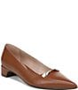 Naturalizer Rumi Leather Twist Bar Pointed Toe Pumps - Image 1