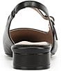 Naturalizer Sadie Leather Slingback Mary Jane Pointed Toe Flat Mules - Image 3