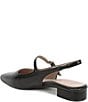 Naturalizer Sadie Leather Slingback Mary Jane Pointed Toe Flat Mules - Image 4