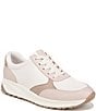 Color:Beige Multi - Image 1 - Shay Leather Lace-Up Sneakers