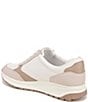 Color:Beige Multi - Image 4 - Shay Leather Lace-Up Sneakers