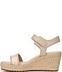 Naturalizer Stella 4 Raffia Anke Wrap Platform Espadrille Wedge Sandals - Image 5