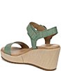 Naturalizer Stella 4 Raffia Ankle Wrap Platform Espadrille Wedge Sandals - Image 4