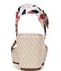 Color:Resort Floral - Image 3 - Stella Floral Fabric Platform Espadrille Wedge Sandals
